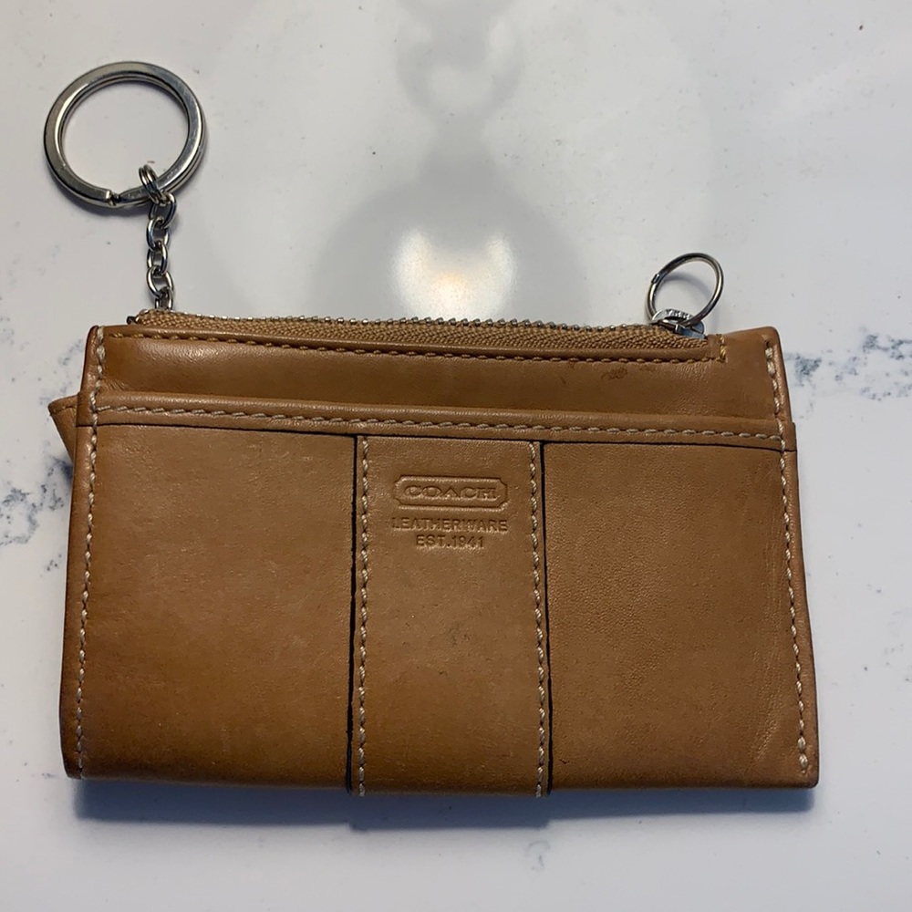 Coach Card key wallet.